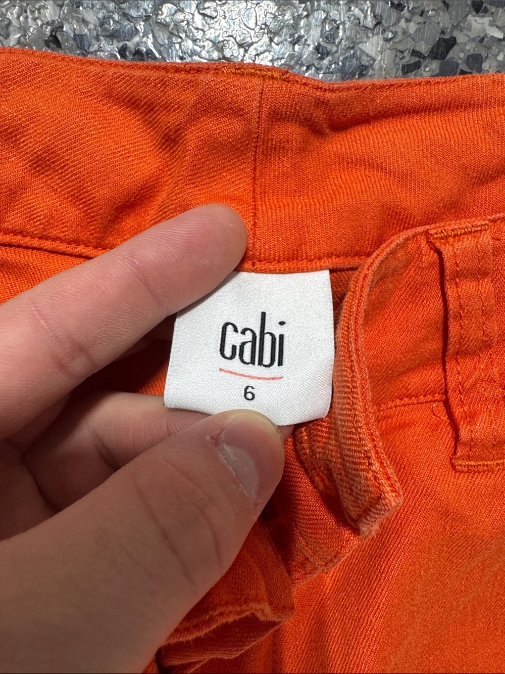 CAbi Orange Wide-Leg Crop Pants - Picture 4 of 5